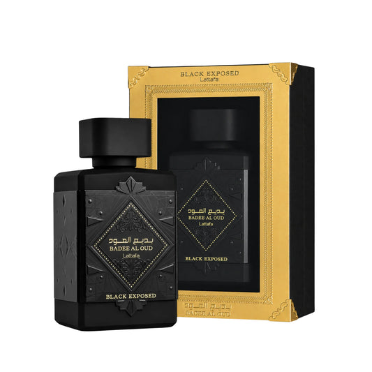 Lattafa Bade'e Al Oud Black Exposed