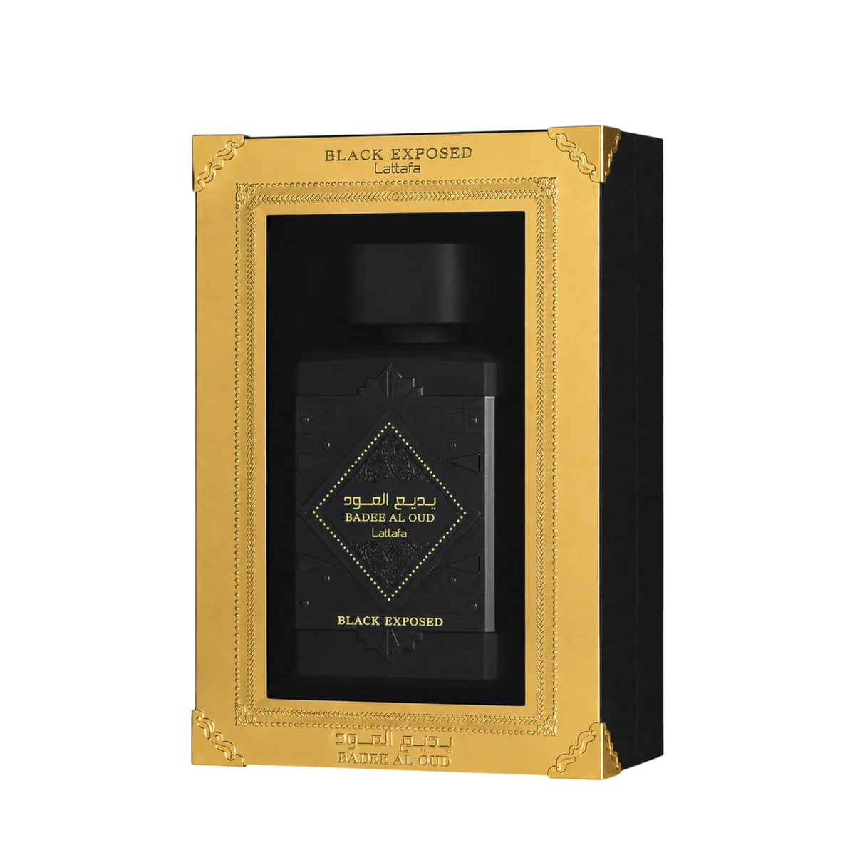 Lattafa Bade'e Al Oud Black Exposed